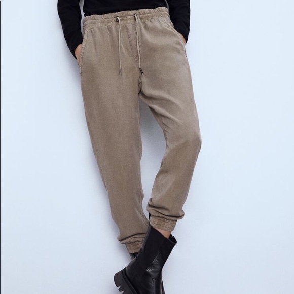 *SOLD* Zara Sage Green Jogger Pants - Size XS - Picture 11 of 12